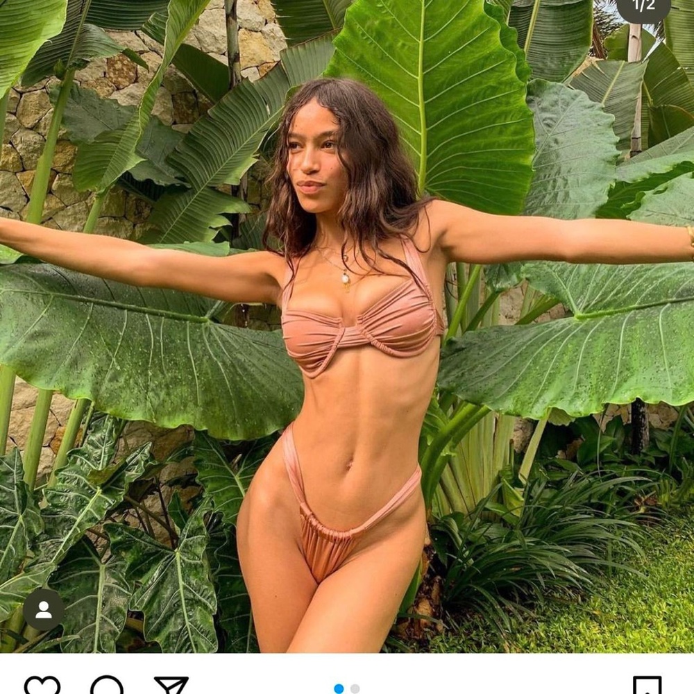 Inamorata Swim | Light Brown Luciana Bikini Set | XS